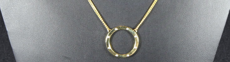9ct yellow gold flat solid curb chain